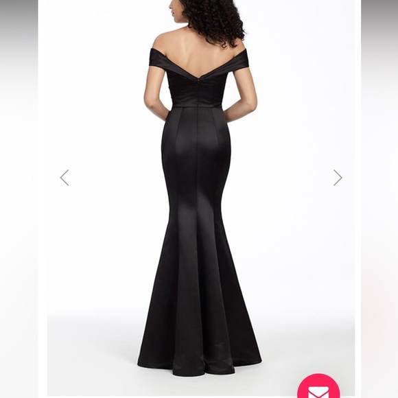 Hayley Paige Occasions size 14 black gown - Picture 2 of 13